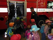 Výlet k hasičům do Nymburka